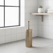 Allegra Etched Metallic Toilet Brush