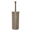 Allegra Etched Metallic Toilet Brush