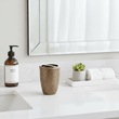 Allegra Etched Metallic Toothbrush Holder