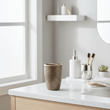 Allegra Etched Metallic Toothbrush Holder