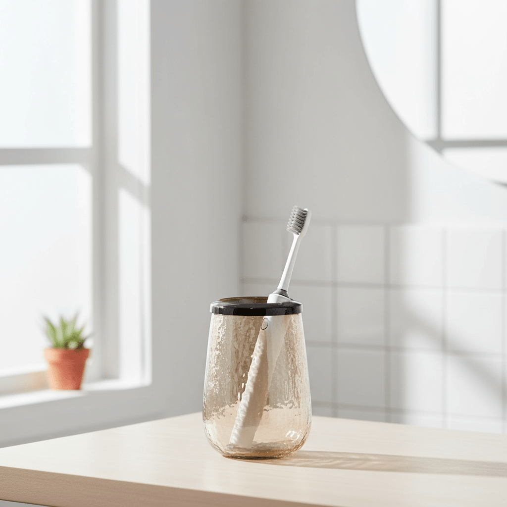 Allegra Glass Bathroom Tumbler
