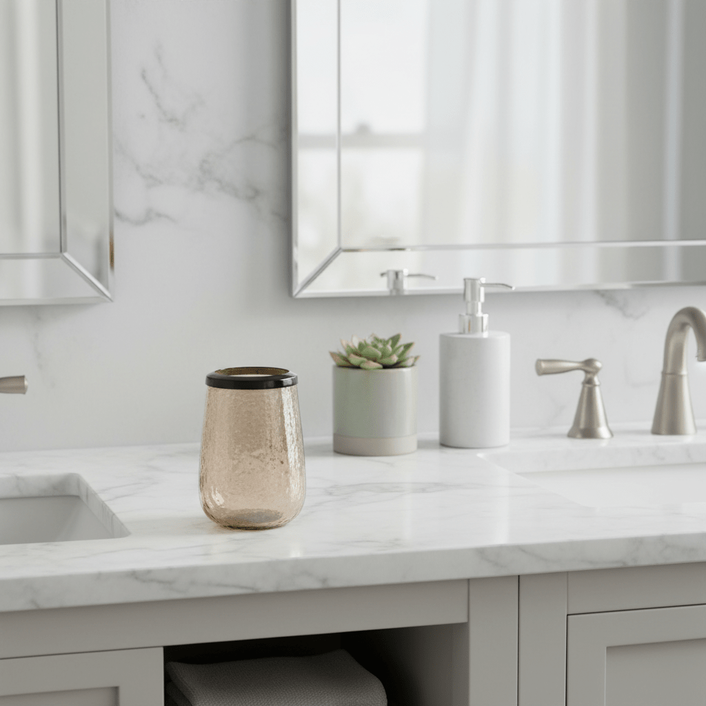Allegra Glass Bathroom Tumbler