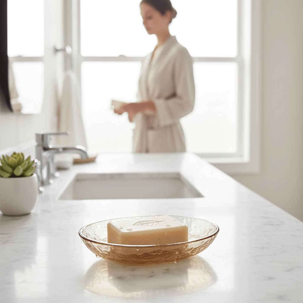 Allegra Glass Soap Dish