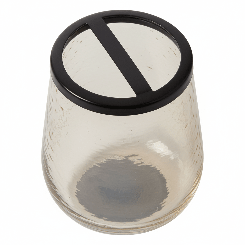 Allegra Glass Toothbrush Holder