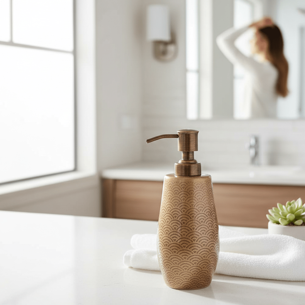 Allegra Gold Finish 200ml Soap Dispenser
