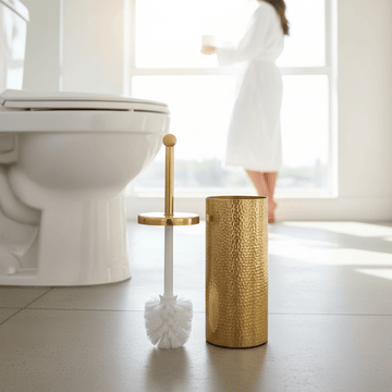 Allegra Gold Finish Toilet Brush