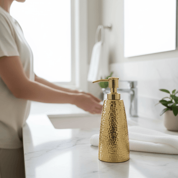 Allegra Hammered Effect Soap Dispenser