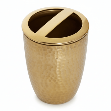 Allegra Hammered Effect Toothbrush Holder