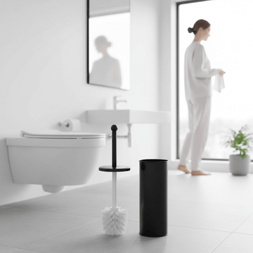 Allegra Kiara Black Toilet Brush