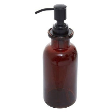 Allegra Kiara Brown Glass Soap Dispenser
