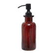 Allegra Kiara Brown Glass Soap Dispenser