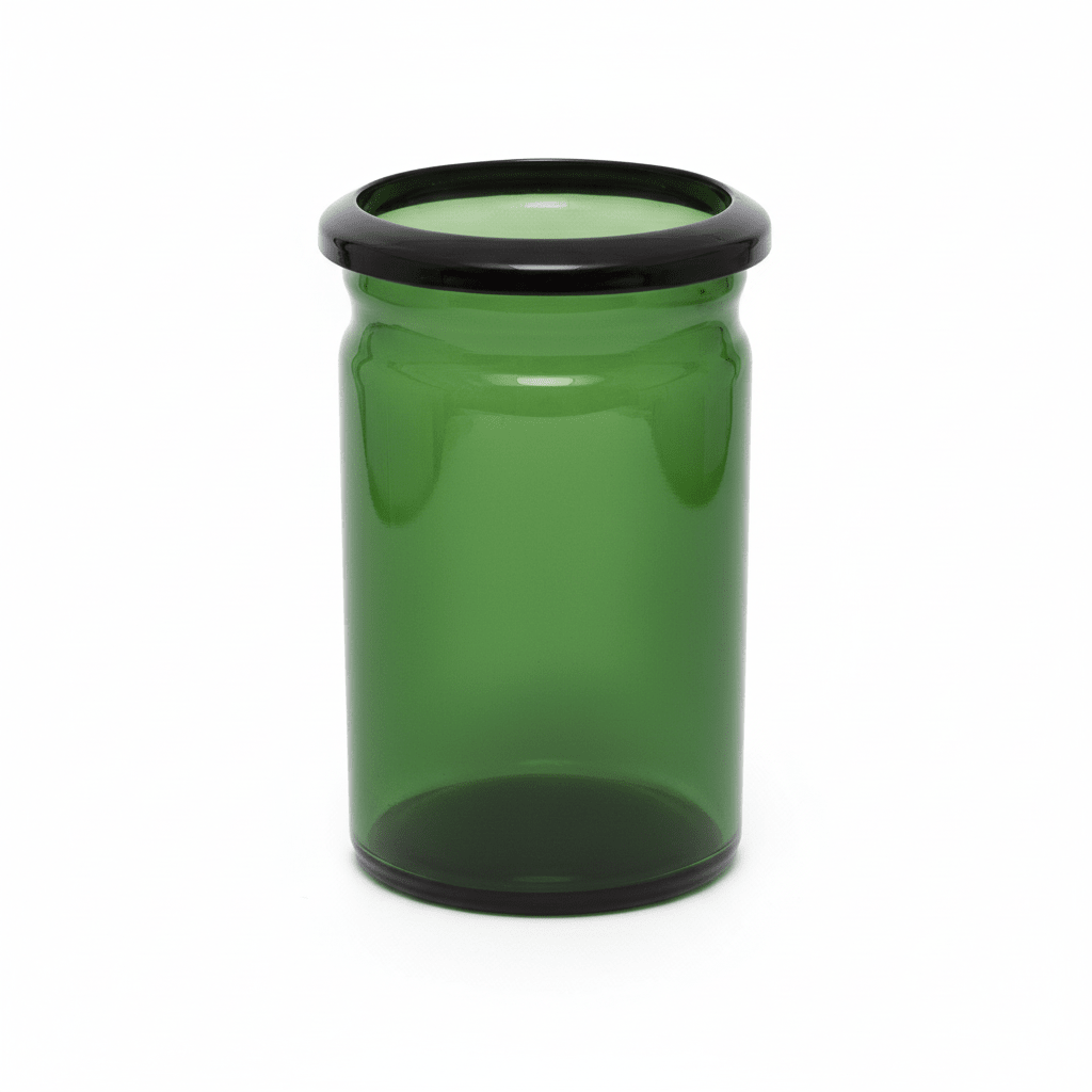 Allegra Kiara Green Glass Bathroom Glass Tumbler