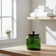 Allegra Kiara Green Glass Bathroom Jar