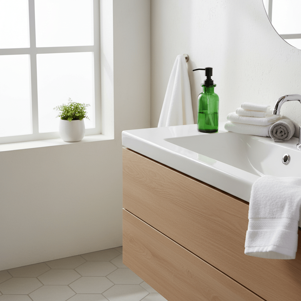 Allegra Kiara Green Glasss Soap Dispenser