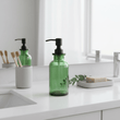 Allegra Kiara Green Glasss Soap Dispenser