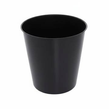 Allegra Kiara Stainless Steel Black Waste Bin