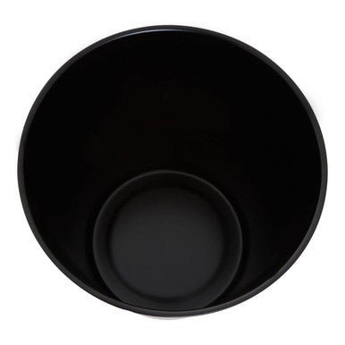 Allegra Kiara Stainless Steel Black Waste Bin