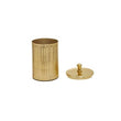 Allegra Line Effect Gold Bathroom Jar
