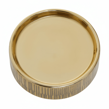 Allegra Line Effect Gold Soap Dish