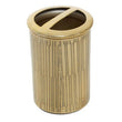 Allegra Line Effect Gold Toothbrush Holder