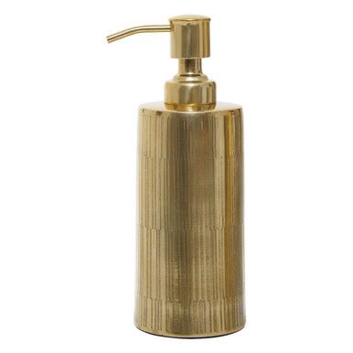 Allegra Metallic Gold Soap Dispenser