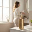 Allegra Metallic Gold Soap Dispenser