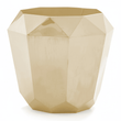 Allure Champagne Gold Diamond Cut End Table