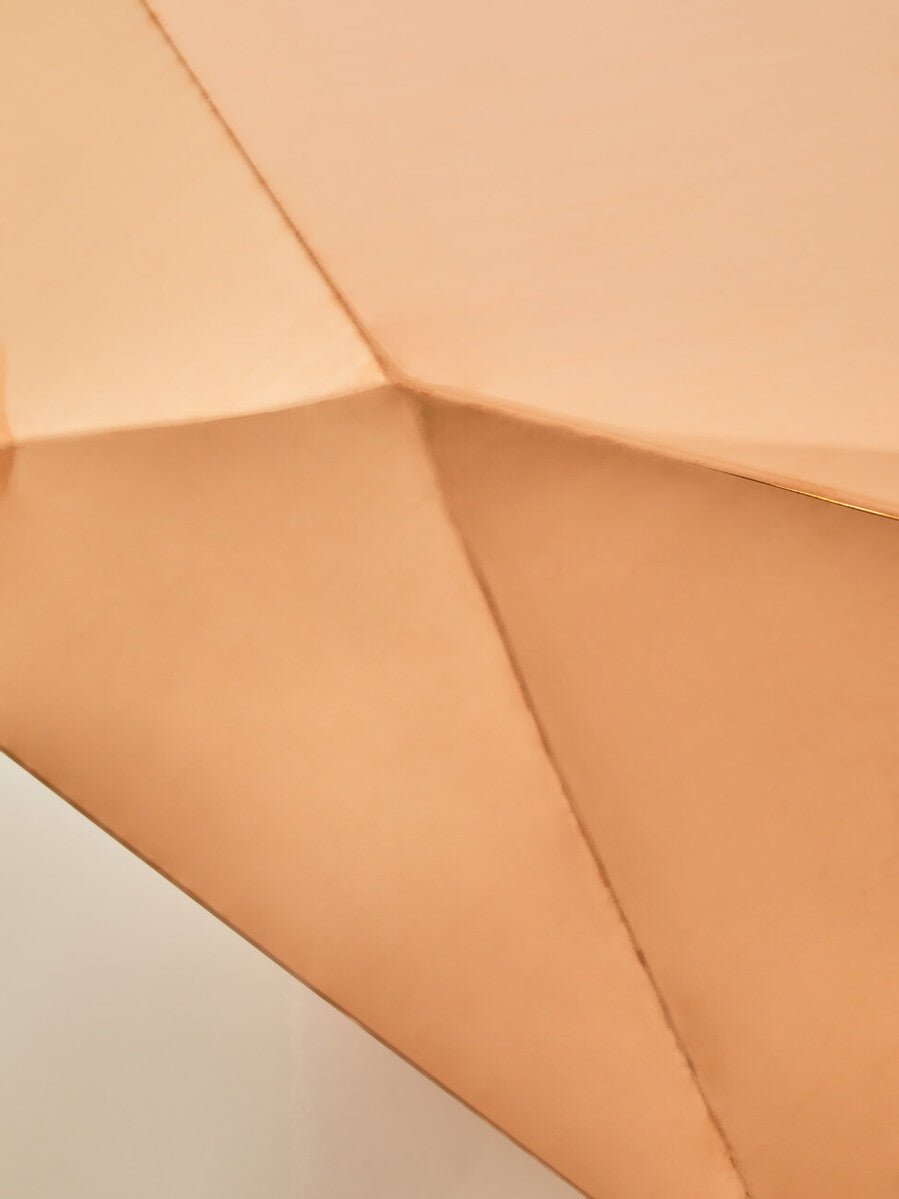 Allure Rose Gold Diamond Cut Coffee Table