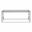 Allure Silver Cross Design Coffee Table