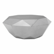 Allure Silver Diamond Cut Coffee Table