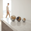 Alma Set Of 3 Deco Brushstroke Balls