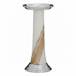 Alma White And Gold Candle Holder