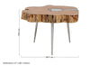 Almora Acacia Wood Log Coffee Table