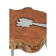Almora Acacia Wood Log Coffee Table