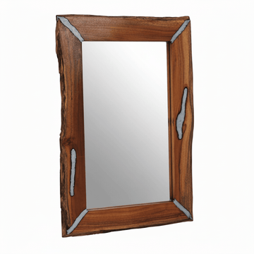 Almora Acacia Wood Wall Mirror