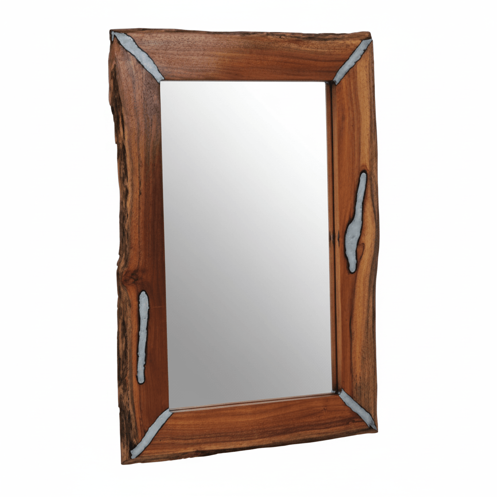 Almora Acacia Wood Wall Mirror