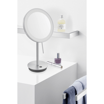 Alona Brushed Stainless Steel LED Make - up Mirror 40140