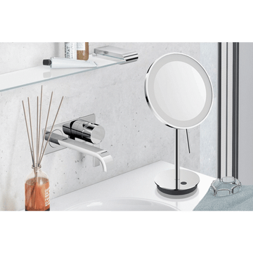 Alona Polished Stainless Steel LED Make - up Mirror 40141