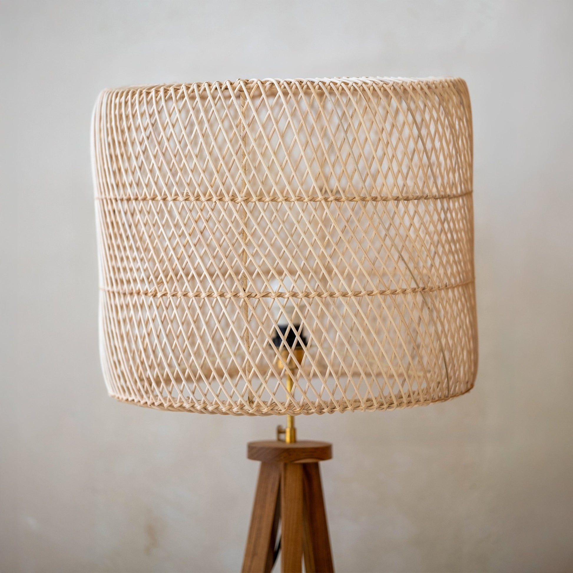 Aluna Rattan Tripod Floor Lamp