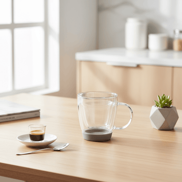 Amari Double Wall Glass Mug 220ml