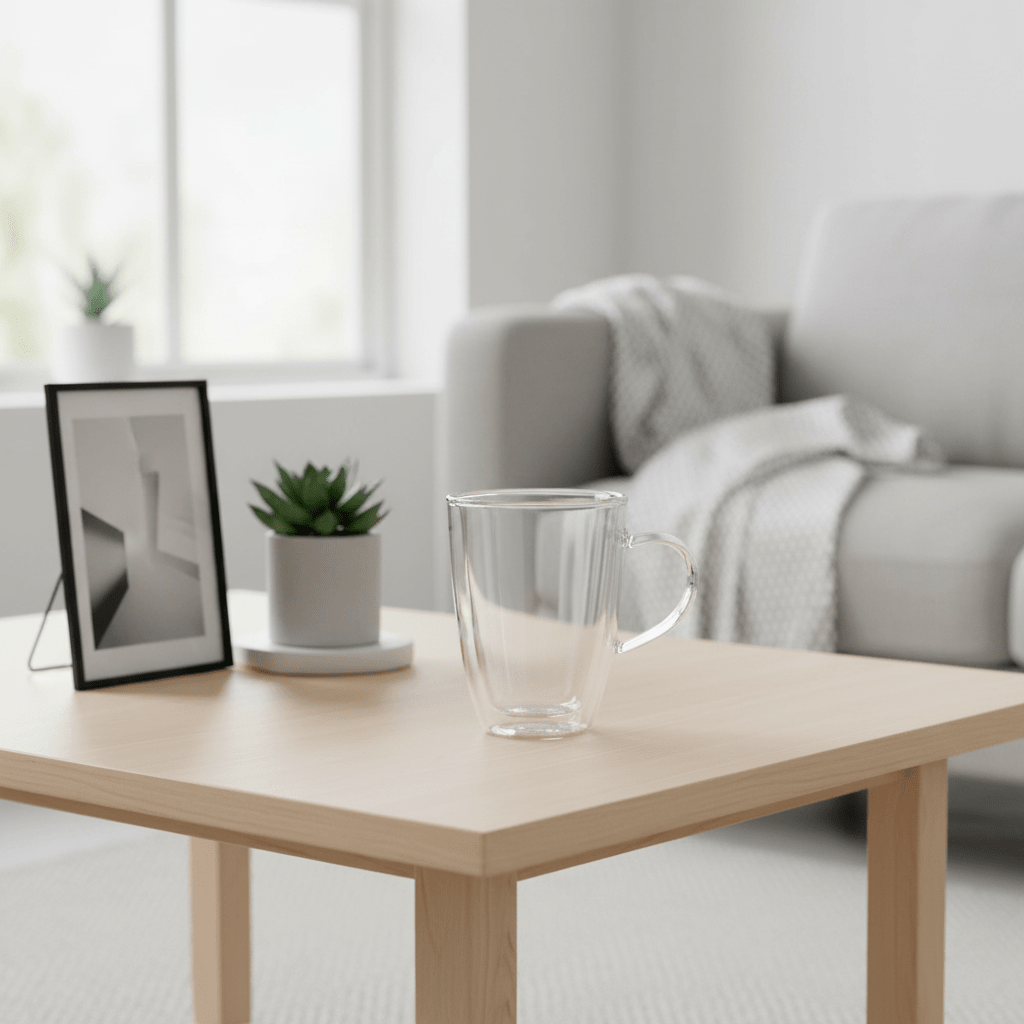 Amari Double Wall Glass Mug 330Ml