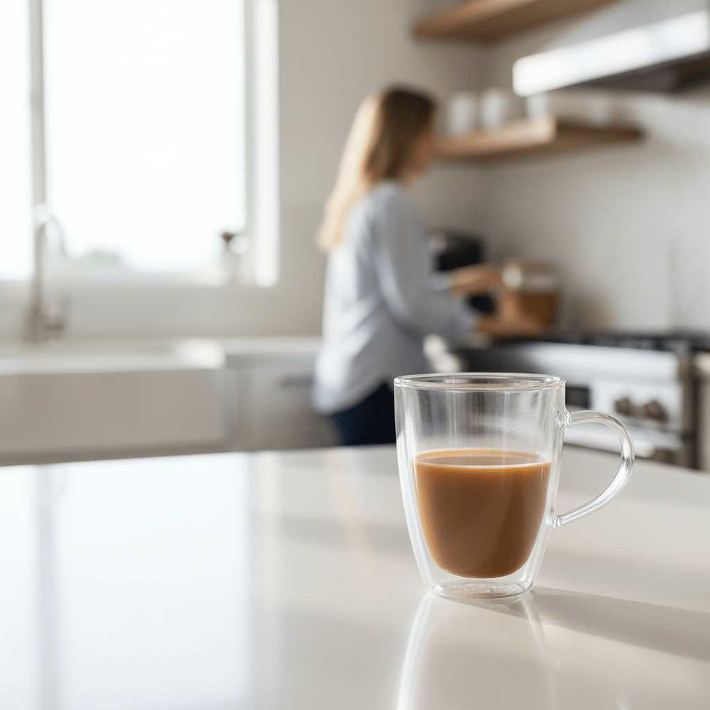 Amari Double Wall Glass Mug 330Ml