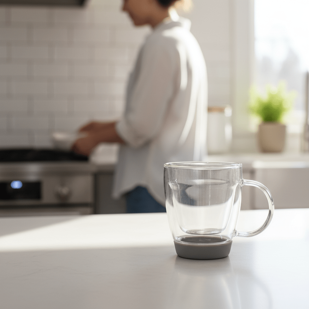 Amari Double Wall Glass Mug 350ml