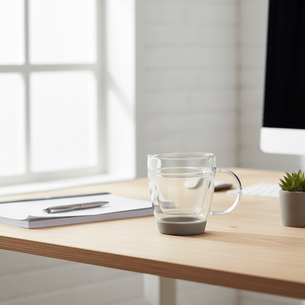 Amari Double Wall Glass Mug 350ml