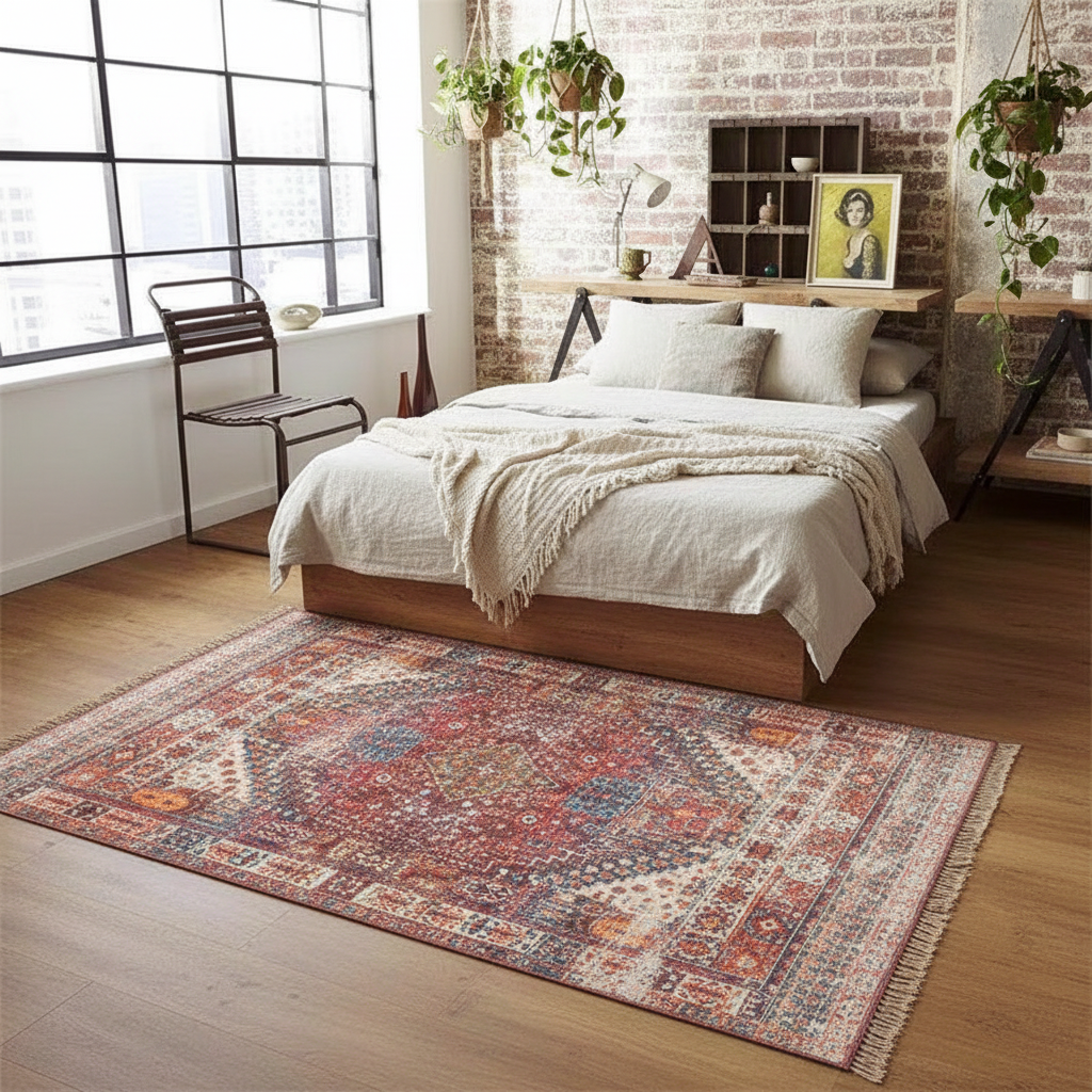 American Retro Living Room Carpet
