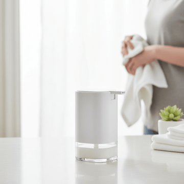 Ando White Acrylic Lotion Dispenser