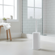 Ando White Acrylic Toilet Brush Holder