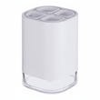 Ando White Acrylic Toothbrush Holder