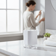Ando White Acrylic Toothbrush Holder