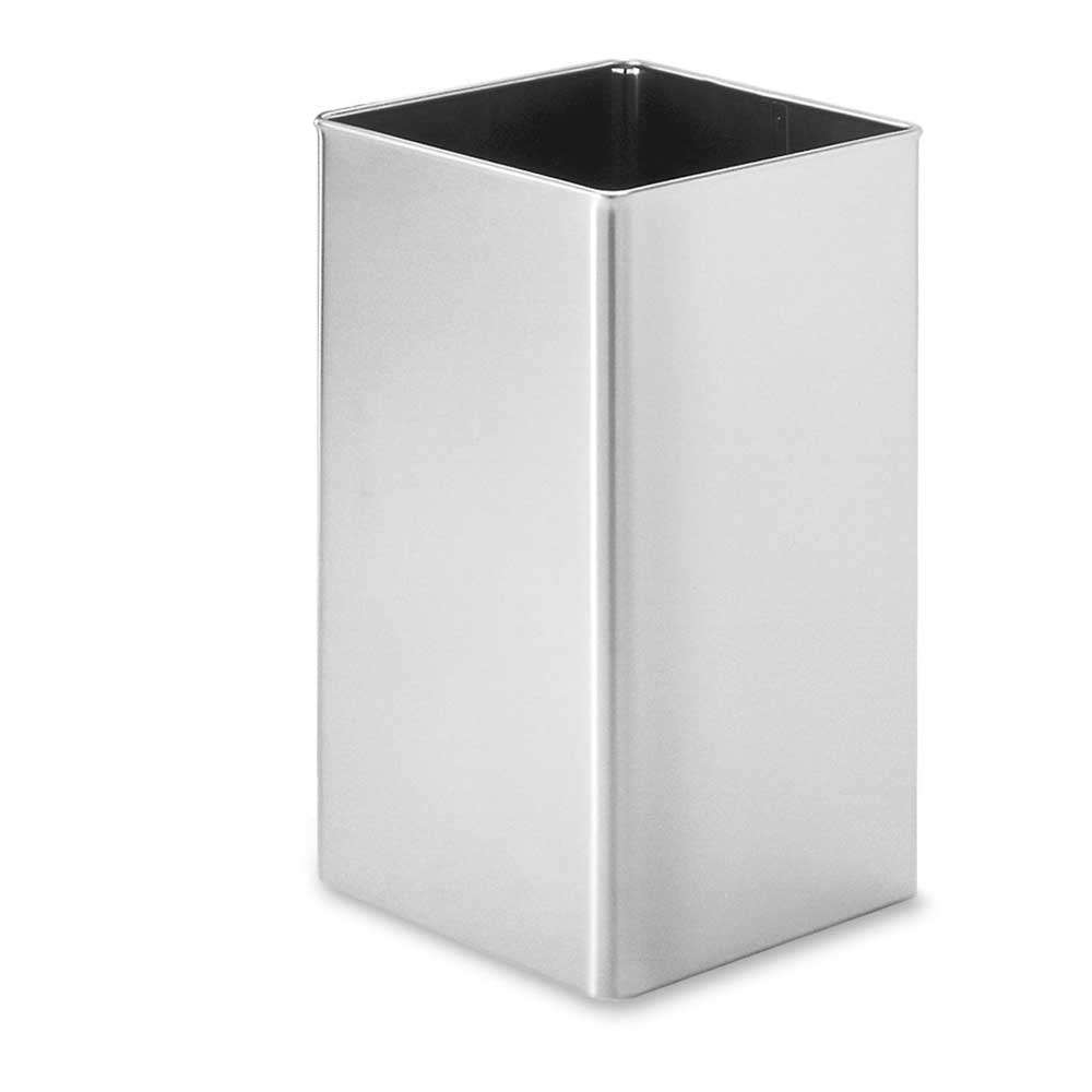 Angolo Brushed Stainless Steel Waste Paper Basket 50477